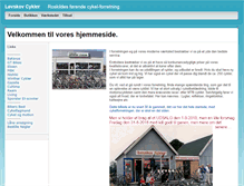 Tablet Screenshot of cykelmads.dk